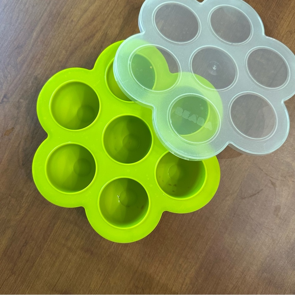 Beaba Green Silicone Multiportion Freezer Tray